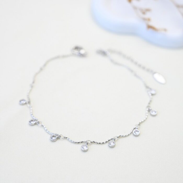 103386236_687ba5b11412c خلخال لون فضي من FJ مقاوم لتغير اللون كفالة سنتين ضد تغير اللون - الصورة 1