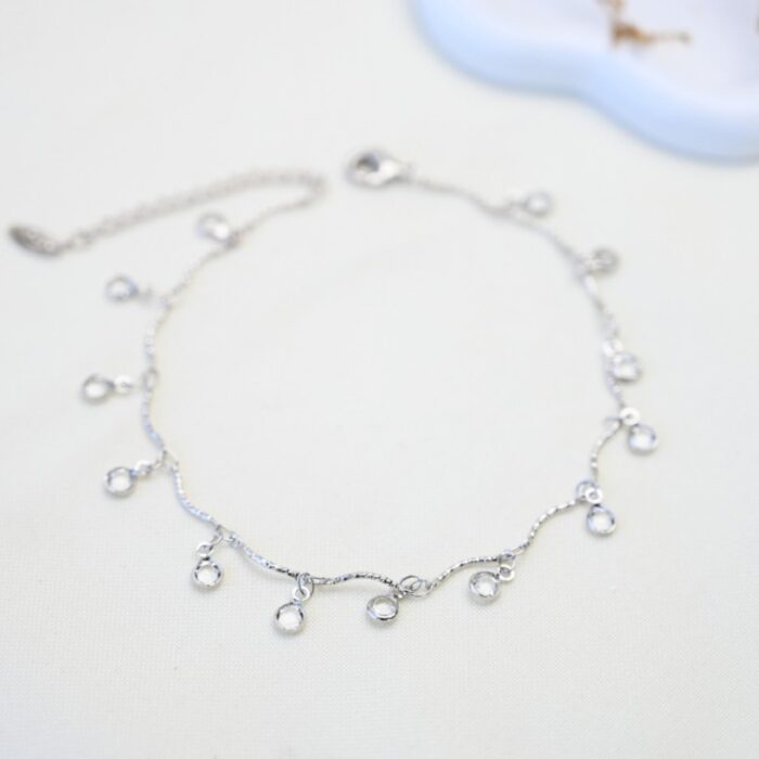 103386237_687ba5b291f9e خلخال لون فضي من FJ مقاوم لتغير اللون كفالة سنتين ضد تغير اللون - الصورة 1