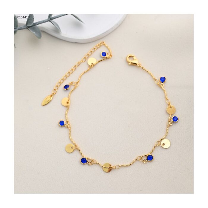 103386253_687ba5cb44ff3 خلخال لون ذهبي من FJ مقاوم لتغير اللون كفالة سنتين ضد تغير اللون - الصورة 1