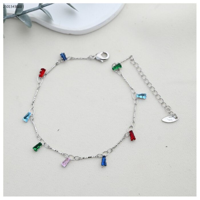 103386257_687ba5d271982 خلخال لون فضي من FJ مقاوم لتغير اللون كفالة سنتين ضد تغير اللون - الصورة 1