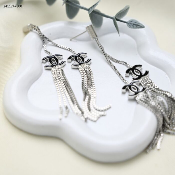 103386272_687ba5f2b4405 حلق لون فضي واسود من FJ مقاوم لتغير اللون كفالة سنتين ضد تغير اللون - الصورة 1