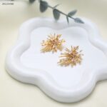 حلق لون ذهبي من FJ مقاوم لتغير اللون كفالة سنتين ضد تغير اللون