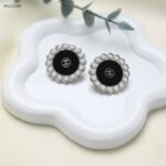 حلق لون فضي واسود من FJ مقاوم لتغير اللون كفالة سنتين ضد تغير اللون