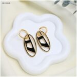 حلق لون ذهبي و اسود من FJ مقاوم لتغير اللون كفالة سنتين ضد تغير اللون