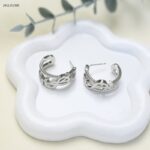 حلق لون فضي من FJ مقاوم لتغير اللون كفالة سنتين ضد تغير اللون