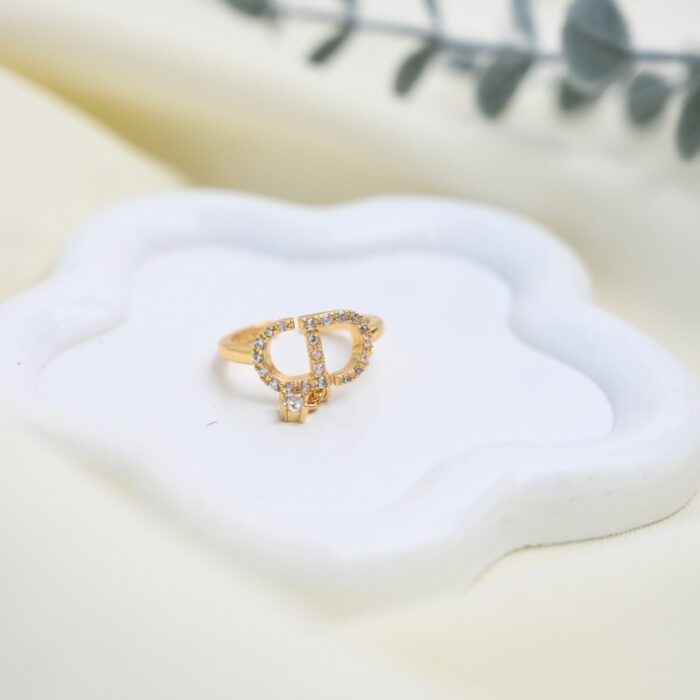 103386327_687ba65e095e1 خاتم لون ذهبي من FJ مقاوم لتغير اللون كفالة سنتين ضد تغير اللون - الصورة 1