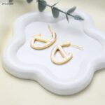 حلق لون ذهبي من FJ مقاوم لتغير اللون كفالة سنتين ضد تغير اللون