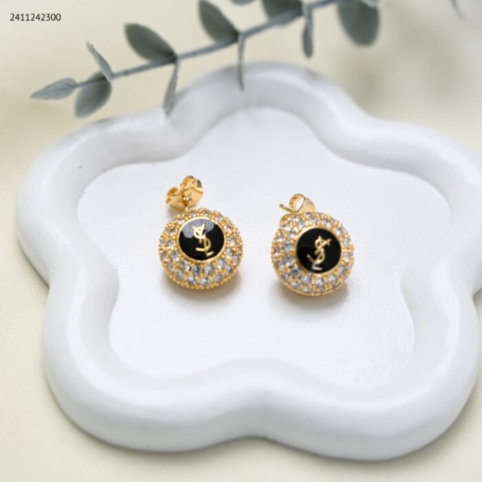 103386334_687ba66b8c71d حلق لون ذهبي و اسود من FJ مقاوم لتغير اللون كفالة سنتين ضد تغير اللون - الصورة 1