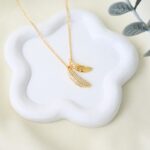 سلسال لون ذهبي من FJ مقاوم لتغير اللون كفالة سنتين ضد تغير اللون