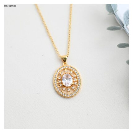 سلسال لون ذهبي من FJ مقاوم لتغير اللون كفالة سنتين ضد تغير اللون