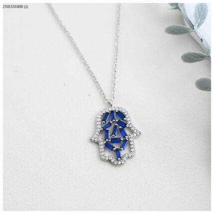 سلسال لون فضي من FJ مقاوم لتغير اللون كفالة سنتين ضد تغير اللون