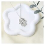 ⁦سلسال لون فضي من FJ مقاوم لتغير اللون كفالة سنتين ضد تغير اللون⁩ - الصورة ⁦4⁩