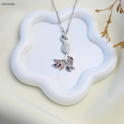 سلسال لون فضي من FJ مقاوم لتغير اللون كفالة سنتين ضد تغير اللون