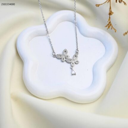 سلسال لون فضي من FJ مقاوم لتغير اللون كفالة سنتين ضد تغير اللون