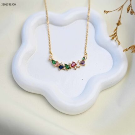 سلسال لون ذهبي من FJ مقاوم لتغير اللون كفالة سنتين ضد تغير اللون