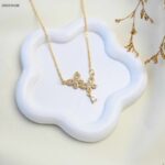 سلسال لون ذهبي من FJ مقاوم لتغير اللون كفالة سنتين ضد تغير اللون