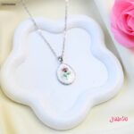 سلسال لون فضي للأطفال من FJ مقاوم لتغير اللون كفالة سنتين ضد تغير اللون