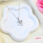 سلسال لون فضي للأطفال من FJ مقاوم لتغير اللون كفالة سنتين ضد تغير اللون