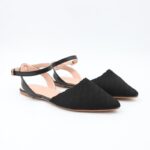 ⁦كندرة باليه للنساء لون أسود⁩ - الصورة ⁦2⁩