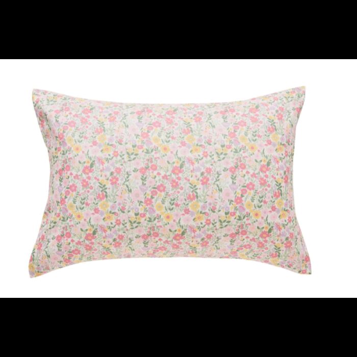 ⁦طقم سرير صيفي ميكروفيبر 5 قطع حجم مفرد ونص لون زهري⁩ - الصورة ⁦10⁩