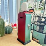 ⁦حصالة معدنية أنتيكا على شكل مضخة بنزين⁩ - الصورة ⁦3⁩