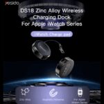 ⁦yesido watch charger ds18 شاحن لاسلكي مغناطيسي للساعات الذكية يشحن بجودة رائعة⁩ - الصورة ⁦2⁩