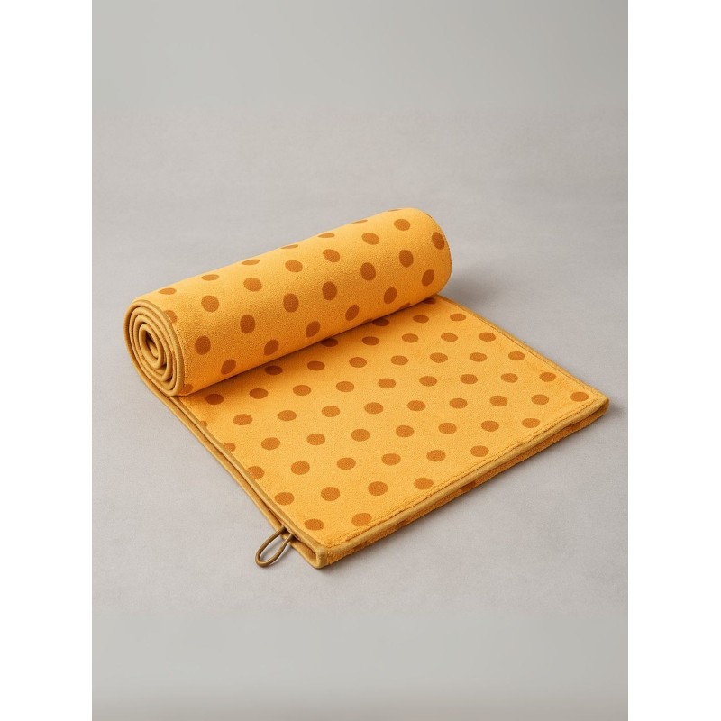 ⁦منشفة حمام لون أصفر 70*140 سم⁩ - الصورة ⁦1⁩