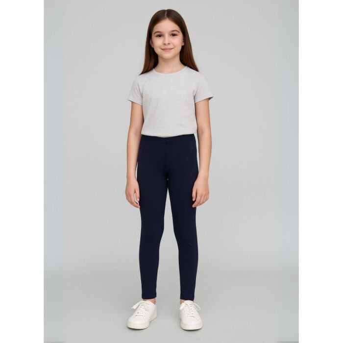 ⁦فيزون بناتي قطن للأطفال لون كحلي⁩ - الصورة ⁦2⁩