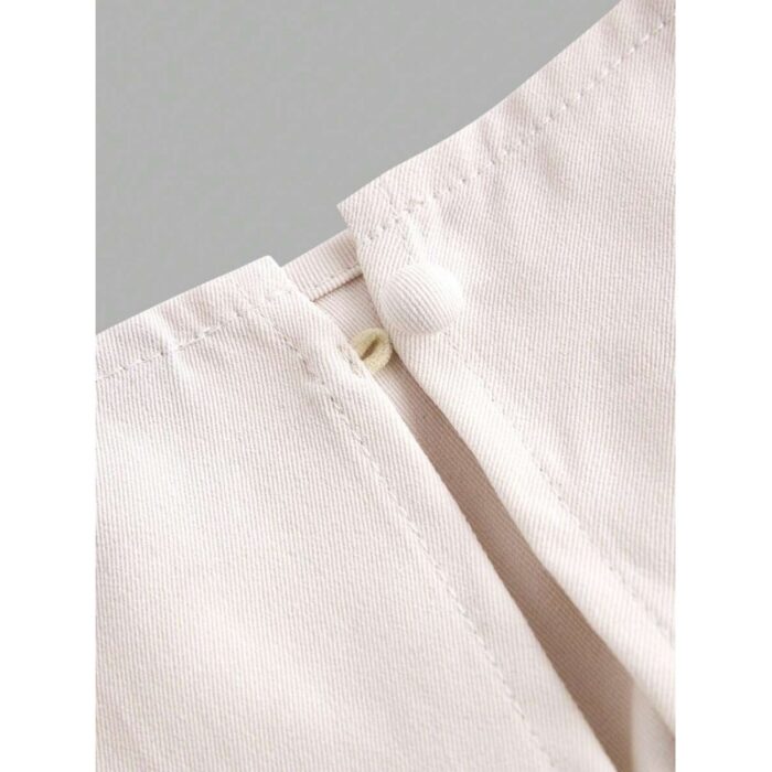 ⁦جمبسوت بدون أكمام مع قشاط لون بيج⁩ - الصورة ⁦3⁩