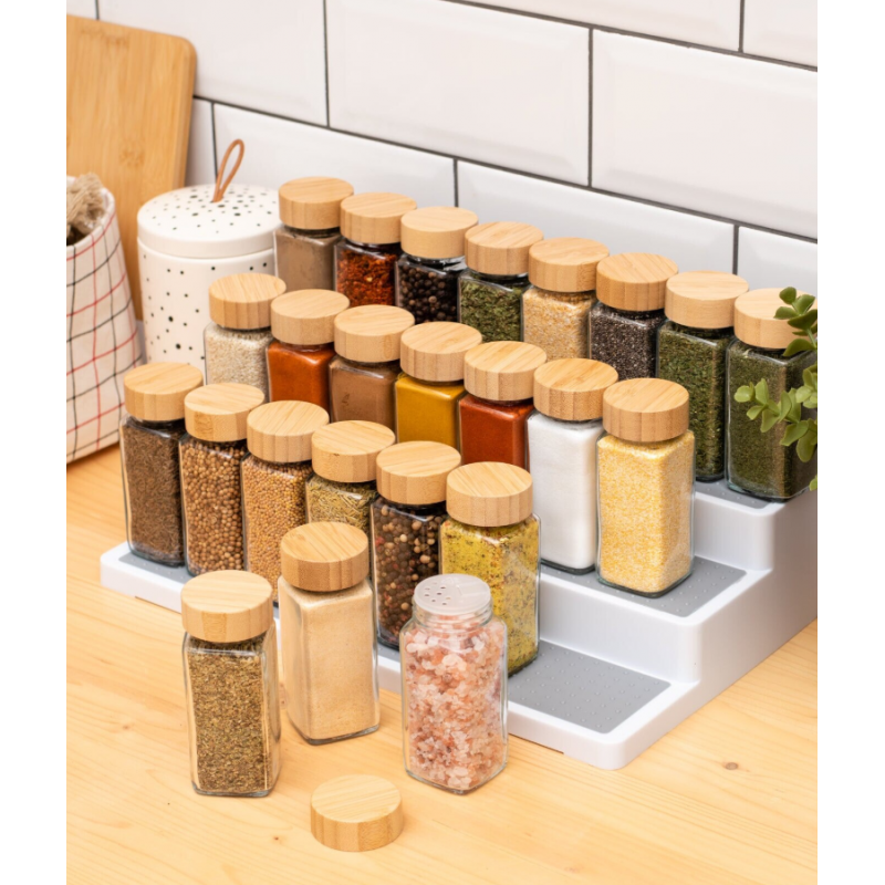 ⁦علب بهارات زجاج 12 قطعة⁩ - الصورة ⁦1⁩