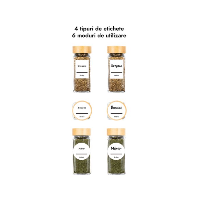 ⁦علب بهارات زجاج 12 قطعة⁩ - الصورة ⁦2⁩