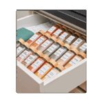 ⁦علب بهارات زجاج 12 قطعة⁩ - الصورة ⁦4⁩