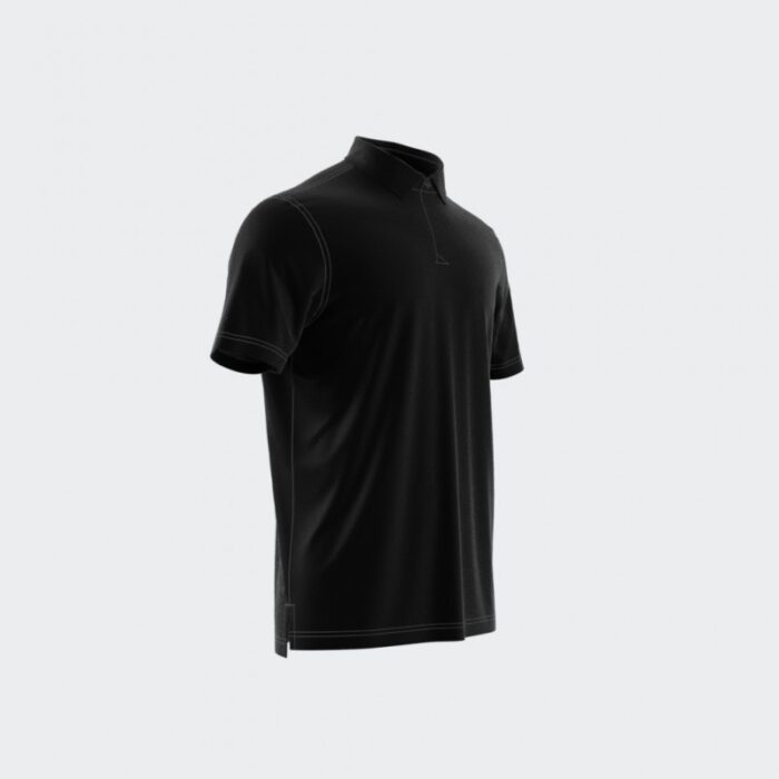 ⁦adidas Men's Go-To Polo Shirt - Black⁩ - الصورة ⁦4⁩