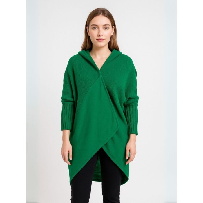 103386675_688a09ddae8f2 جاكيت صوف ( كاردجان ) للنساء لون أخضر - الصورة 1