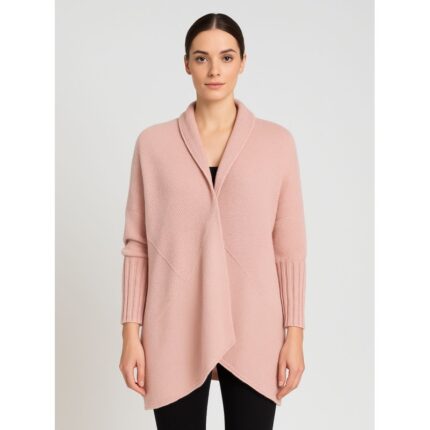 جاكيت صوف للنساء لون زهري