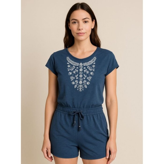 103386768_688a0adaf2ffc جمبسوت قصير بيتي للنساء لون أزرق - الصورة 1