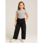 ⁦بنطال للأطفال لون أسود⁩ - الصورة ⁦2⁩