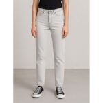 ⁦بنطال جينز للنساء لون رمادي فاتح⁩ - الصورة ⁦3⁩