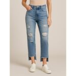 بنطال جينز للنساء لون أزرق فاتح