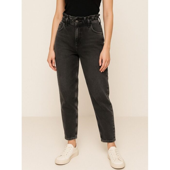 103386796_688a0b3fa7d70 بنطال جينز للنساء لون رمادي - الصورة 1