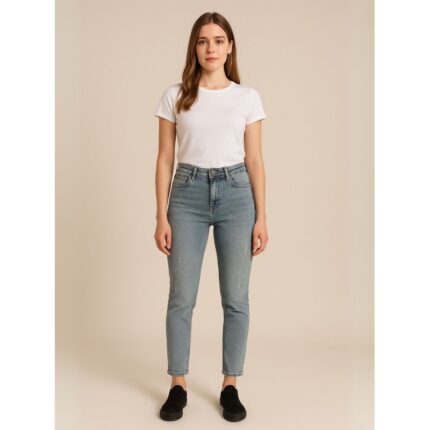 بنطال جينز للنساء لون أزرق