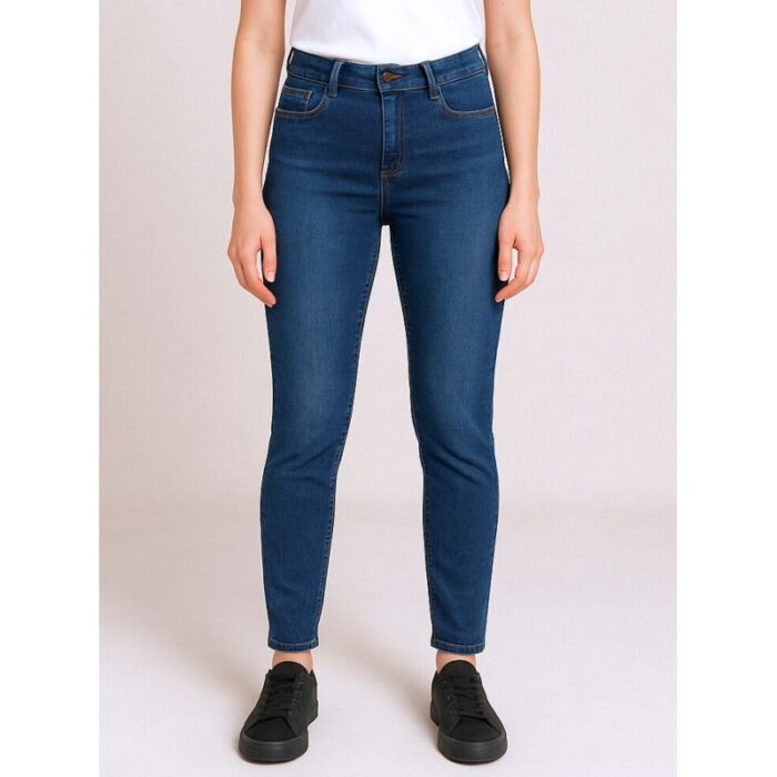 103386826_688a0bb0e2758 بنطال جينز للنساء لون أزرق غامق - الصورة 1