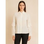 قميص للنساء صيفي لون سكري