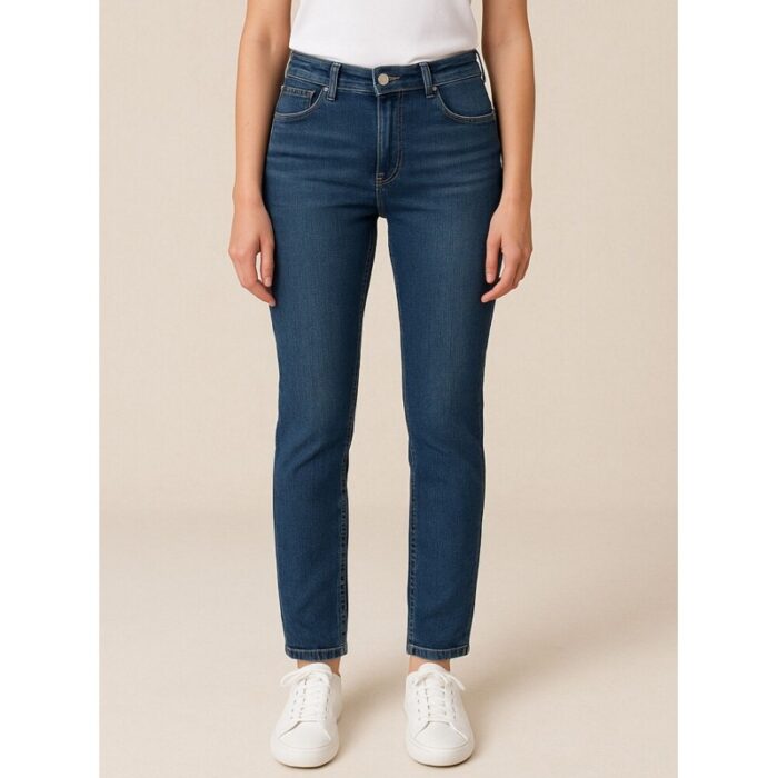 103386891_688a0c4d293fb بنطال جينز للأطفال لون أزرق غامق - الصورة 1