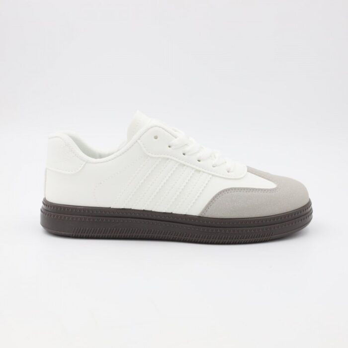 ⁦حذاء رياضي شبابي لون أبيض⁩ - الصورة ⁦3⁩