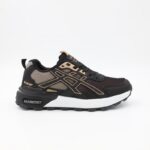 ⁦حذاء رياضي للرجال لون كاكي وأسود⁩ - الصورة ⁦3⁩