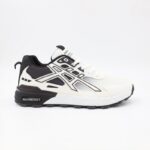 ⁦حذاء رياضي للرجال لون أبيض وأسود⁩ - الصورة ⁦4⁩