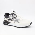 ⁦حذاء رياضي للرجال لون أبيض وأسود⁩ - الصورة ⁦5⁩