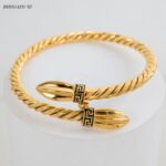 سوار بلدي مجدل - مع نقش ماركة لون ذهبي كفالة سنتين ضد تغير اللون