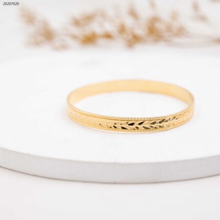 سوار سحب نقش لون ذهبي كفالة سنتين ضد تغير اللون